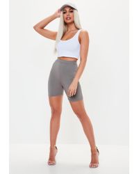 gray cycling shorts
