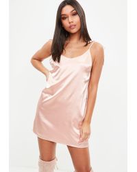 pink mini slip dress