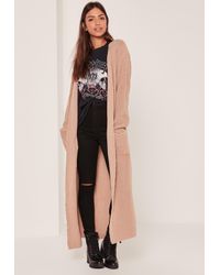 missguided maxi cardigan