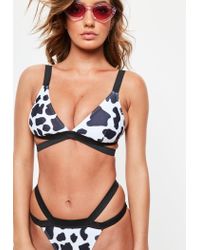 cow print micro bikini