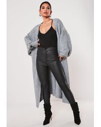 grey batwing cardigan