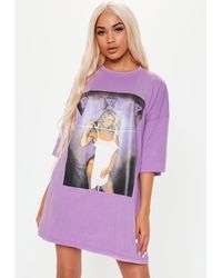 playboy t shirt dress missguided