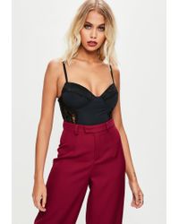 cup detail bodysuit