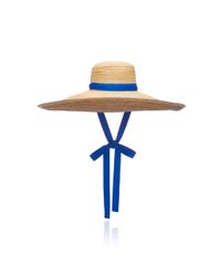 Lola Hats Blue Nomad Raffia Hat
