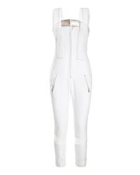 white racing jumpsuit