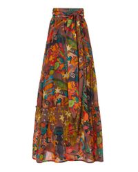 silk effect skirt