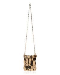 Paco Rabanne Metallic Mirrored Metal Chain Mail Crossbody Bag