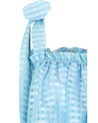 stine goya serena dress blue