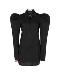 Vivetta Black Phecda Puff Sleeve Top