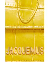 Jacquemus Le Chiquito Leather Mini Bag in Yellow - Lyst