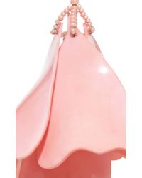 Oscar de la Renta | Metallic Flower Petal Drop Earrings | Lyst