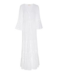 byTiMo White Broderie Anglaise Maxi Dress
