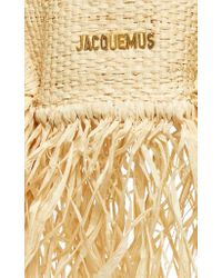 Jacquemus Multicolor Le Petit Baci Raffia Bag