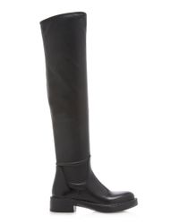 prada over knee boots