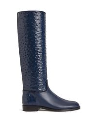 womens navy blue tall boots
