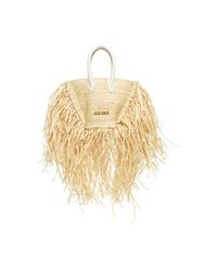 Jacquemus Multicolor Le Petit Baci Raffia Bag