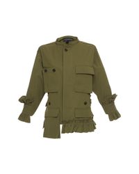 Erika Cavallini Semi Couture Green Octave Pocket Vest