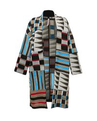 Antonio Marras Multicolor Geometric Print Jacket