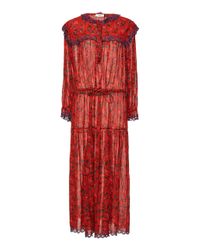 isabel marant etoile red dress