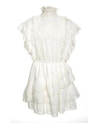 Ulla Johnson White Holly Mini Dress