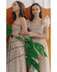 Lug Von Siga Melody Floral Cotton-blend Dress | Lyst