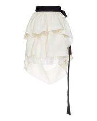 Dice Kayek Multicolor Layered Mini Skirt