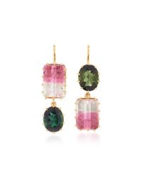 Renee Lewis | Pink Antique Watermelon And Chrome Tourmaline Earrings | Lyst