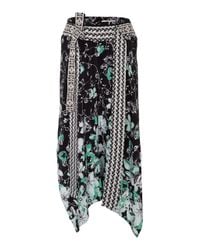 Dorothee Schumacher | Black Moving Florals Skirt | Lyst