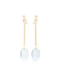 Georg Jensen | Short Vivianna Dew Drop Earrings With Blue Topaz | Lyst