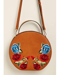 ModCloth Multicolor Brilliance In Bloom Embroidered Bag