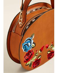 ModCloth Multicolor Brilliance In Bloom Embroidered Bag
