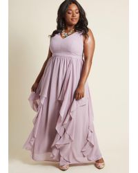 as ruffles ripple maxi dress