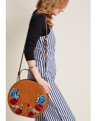 ModCloth Multicolor Brilliance In Bloom Embroidered Bag