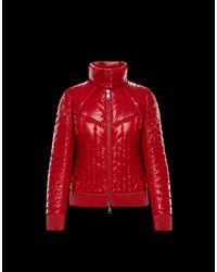 Moncler Synthetic Faisan in Red - Lyst