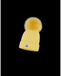 moncler yellow hat