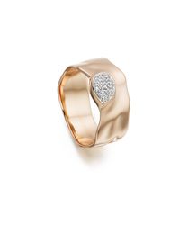 Monica Vinader | Pink Siren Diamond Wide Band Ring | Lyst