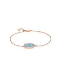 Monica Vinader | Pink Capri Chain Bracelet | Lyst