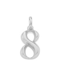 Monica Vinader | Metallic Alphabet Pendant Number 8 | Lyst