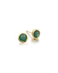 Monica Vinader | Metallic Isla Stud Earrings | Lyst