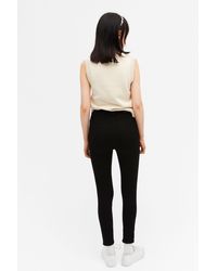 Monki Denim Oki Cropped Black Deluxe 
