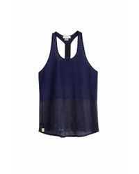 Monreal London - Blue Racer Tank Indigo - Lyst