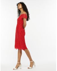 monsoon red lace dress