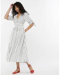 monsoon white linen dress