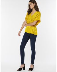 joenie jacquard wrap dress