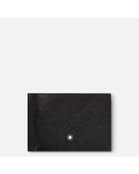 Montblanc Sartorial Money-clip Logo-embellished Grained-leather Wallet in  Black | Lyst