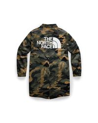 women's the north face long coaches jacket