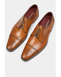 loake mens tan calf foley brogue shoes
