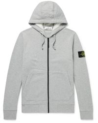 Stone island black zip hoodie Clearance