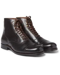 grenson leander dark brown