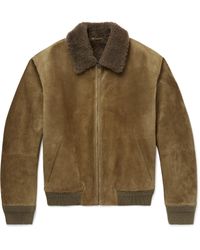berluti suede field jacket